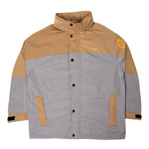 BAIT ✨ MEN’S RAIN JACKET (TAN / ORANGE / GRAY) SIZE 3XL